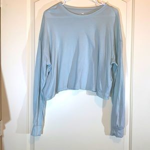 Long sleeve crop top Hollister shirt - Size small